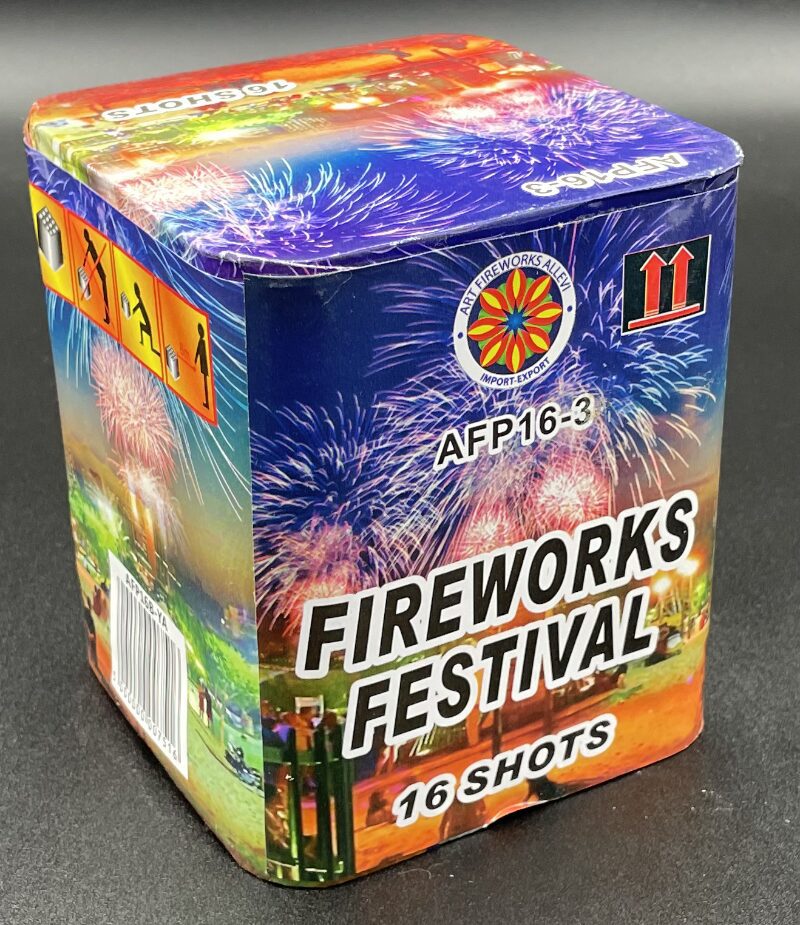 FIREWORKS FESTIVAL - 16 LANCI - CALIBRO 20 mm