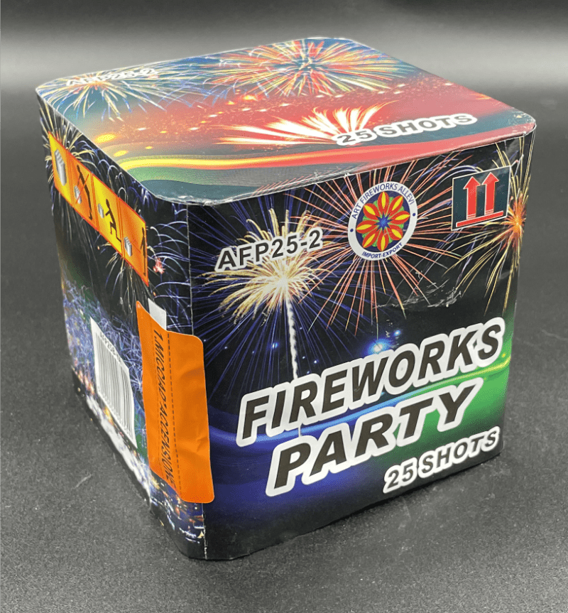 FIREWORKS PARTY - 25 LANCI -  CALIBRO 20 mm