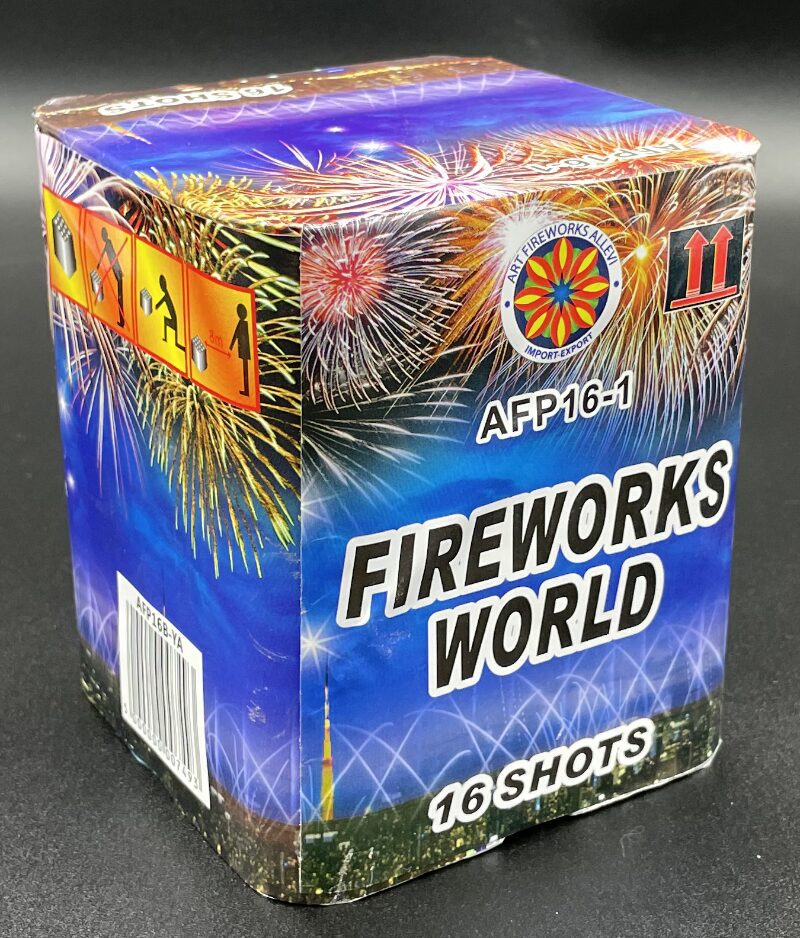 FIREWORKS WORLD - 16 LANCI - CALIBRO 20 mm